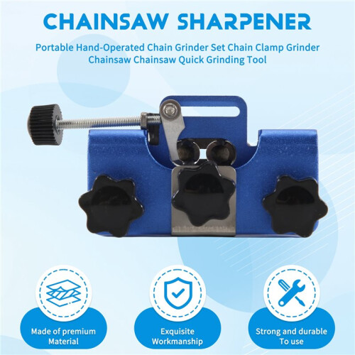 Portable Hand-Operated Chain Grinder Set Chain Clamp Grinder Chainsaw Chainsaw Quick Grinding Tool 1