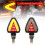 Motorrad-LED-Blinker, 12 V , Antikollisionswarnleuchte, -Blinker mit Stroboskoplicht 3