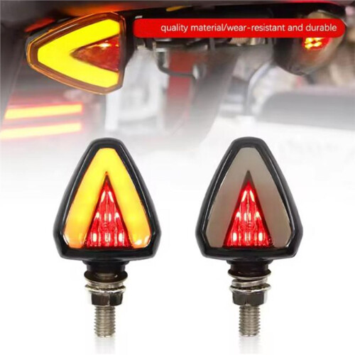 Motorrad-LED-Blinker, 12 V , Antikollisionswarnleuchte, -Blinker mit Stroboskoplicht 2