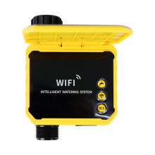 1 Minuteur D'Arrosage Solaire Intelligent WiFi pour Robinet Extérieur de Jardin