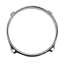 Drum Rim Alloy 6inch 4 Hole Drum Rim Snare Hoop Drum Hoop for 6Inch Snare Drum Percussion Instrument Parts Silver