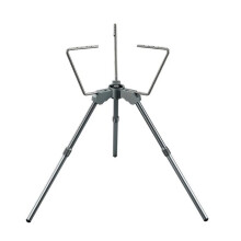 CAMPINGMOON Soporte de Expansión para Horno de Gas Tipo Tarjeta, Altura Ajustable, Quemador de Aleación de Aluminio para Barbacoa, Práctico.