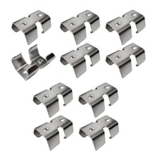 Heavy-Duty Double Rope Clips, Capable of Clamping Two Ropes, Suitable for Twisted or Braided Ropes.