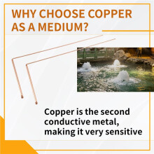 Dowsing Rods - 99.9% Pure Copper 2PCS Divining Rods - for Huntings Tools,