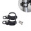 Motorcycle Turn Signals Relocation Fork Clamps Bracket 2 Pcs/Set Mount Light Holder Lamp Bracket 3