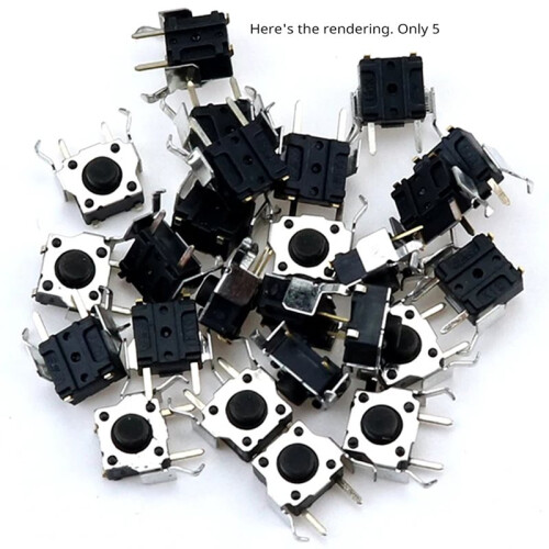 5PCS for   SP Left and Right Trigger Button   Sp NDS L R Key Micro 2