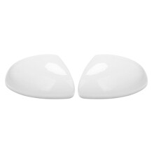 1Pair White Rearview Mirror Cover Shell Cap Housing for 09-17 Sharan 12-18 14-17 5N0857537 5N0857538