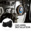 2Pièces Baffle Silicone Étanche Noir Protection Acoustique Auto 4