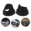 2Pièces Baffle Silicone Étanche Noir Protection Acoustique Auto 6