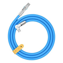 180 Type-C to Type-C Swivel Double Elbow Mech Data Cable Fast Charging & Data Transfer Cable for Tablets and Laptops 2m