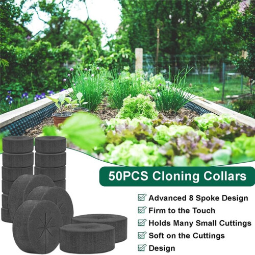 30Pack Cloning Collars Inserts Premium Grade Foam, DIY Foam Cloner Inserts for Net Pots, Aeroponics 2