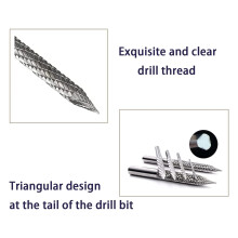 1/8In 3Mm High Carbide Steel Burr Bits Tire Reamers Carbide Cutters Rotary Files Reamers Wire Cutter Tire Repair Tool