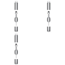 3X 2 in 1 SIM Card Tray Removal Tool Portable Keychain Eject Pins Multi-Functional Earphone Cleaning Brush