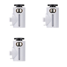 3X PTFE Tube Connector Compatibility for A1 Pneumatic 3D Printers Accessories Feed Pipe Joint
