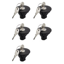 5X Car Fuel Gas Tank Locking Cover Cap with Keys Auto Accessories for  Fiesta Focus F-150 8U5Z-9C268-B 4584554AF