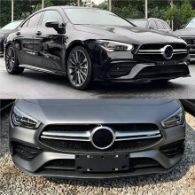 1188800001 Front Bumper License Plate Fixing Frame for - CLA45 180 220 350 AMG