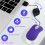 USB Wired Mouse Retractable Tiny Small Mouse 1600 DPI Optical Compact Travel Mice for Windows 98 2000 XP Vista Version 4