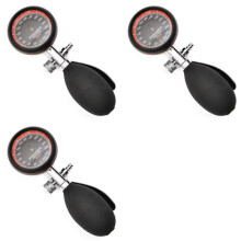 3X Manual Blood Pressure Gauge Pump Meter Inflation Bulb for Medical Cuff Arm Aneroid Sphygmomanometer Patient Monitor