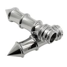 1 Pair 1" 25mm Motorcycle Spike Hand Grips for 1996-2010 Davidson Softail for VTX 1800 2002-2006