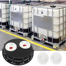 Tappo IBC, Confezione 2, Coperchio Ventilato per Serbatoio D'Acqua IBC, Accessori per Serbatoi IBC, 163 mm per Serbatoio D'Acqua 1000 Litri,
