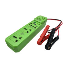Omvormer voor Buiten en in de Auto 12V/24V/200W USB/Type-C Snelladen Digitale Spanningsweergave