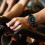 Loaniy Dt70 Analog And Digital Dual Display Smartwatch With Calling Functionality (Silver Coating) :Silver Silicone Surprise Gift 7