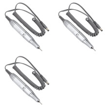 3X Ponceuse à Ongles Électrique Professionnelle, Poignée, Lime, Ponceuse, Accessoire de Manucure, Prise CC