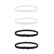 4 PCS Crop Adjustable Band, Crop Tool for Shirt, Crop Band for Tucking Shirts, Elastic Belts for Women Tops, Shirt Band