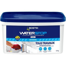 Dichtmembran - BOSTIK - Wasserstop - Eimer 6 kg - Leckreparatur - Weiß