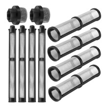 Airless Spray Filter Kit Compatible with 390 395 490 Heat-Resistant Suction Pipe Filter Strainer Set for Spray Tool