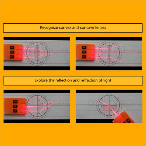 Physics Lab Equipment Tools Set Physical Optical Teaching Optical Lens Pinhole Imaging Optics Science Experiment 1