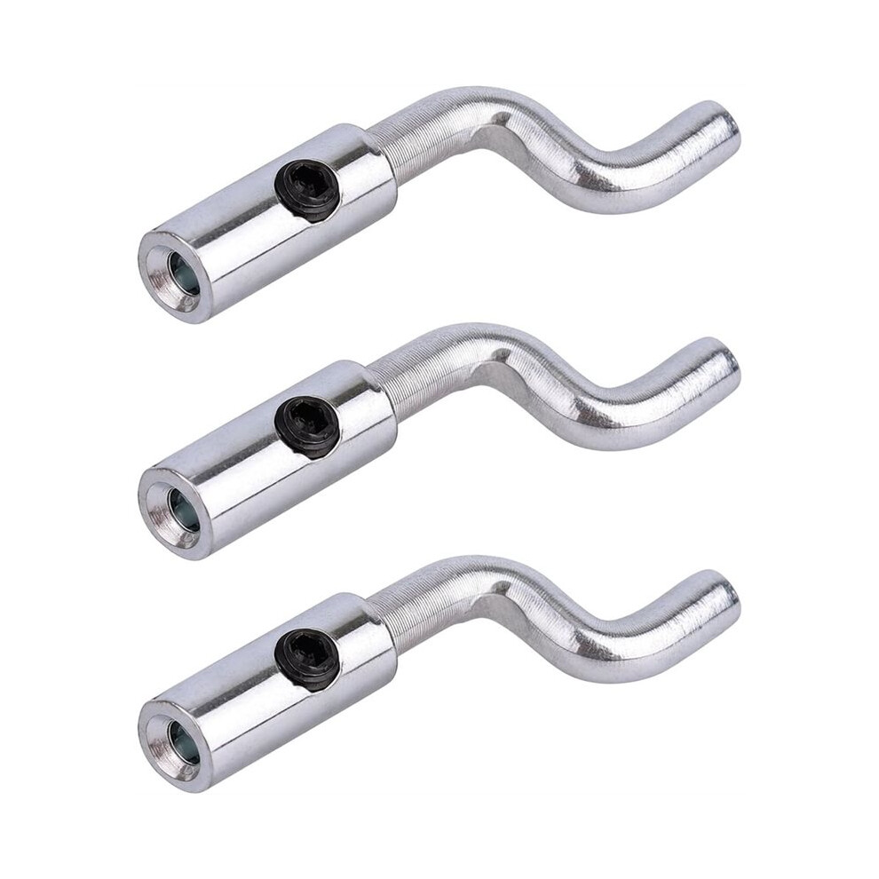 3Pcs Z Bend Throttle Cable Ends, Universal Adjustable Z Wire Stop Kit Fittings For Lawn Mower Go Kart Bike 6031399438932