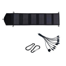 6-Fold Foldable Solar Panel 5V USB Waterproof Portable Charger for Phone Power Bank Outdoor Camping