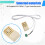 Sauna Furnace External Control Probe Wire Temperature Control Probe Sauna Room External Control Sensor Probe 3