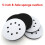 5X Interface Pads 5 Inch 8 Hole Hook & Loop Soft Sponge Foam Sanding Interface Pad for Orbital Sander Polishing 4