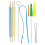 Fabric Tube Turning and Threading Tool Set Includes Drawstring Threader,Drawstring Threader Tool Set Sewing Loop Kit 1