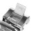 Men's Solid Buckle Automatic Ratchet Leather Belt Buckle In the middle with an -Silver 6