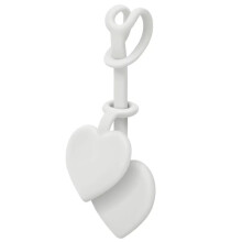 Pinceau Magnétique en Forme de Cœur pour Chapeau, Support de Chapeau Ajustable en Silicone, Pendentif Multifonctionnel Flexible pour Sac de ,