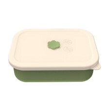 1PC Convenient Versatile Silicone Lunch Box Microwave Heating Fridge Preservation Portability Bento Lunch Box Lunchbox