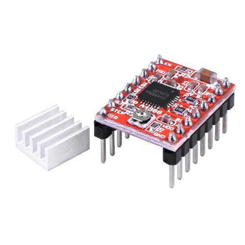 5Pcs A4988 Stepstick Stepper Motor Driver Module with Heat Sink for 3D Printer Reprap Suitable 2