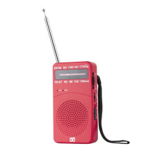 W909 Radio FM/AM Dual-Band 3.5mm Interface Pointer Type Radio Portable Emergency Radio for Elderly and Children A