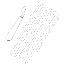 24 Pcs 7.3 Inch Metal Pattern Hooks Sewing Pattern Making Hanging Hanger