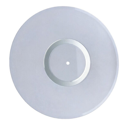 Tapete de Vinil Acrílico de 32cm Acabamentos Foscos/ Lisos para Toca-Discos de LP de 12 Polegadas