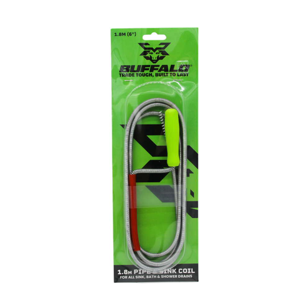 Buffalo Sink & Drain Cleaning Unblocking Coil 1.8M