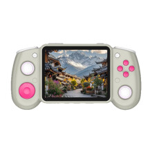 RG43H Pro Retro Handheld-Spielkonsole 4,3 Zoll IPS-Bildschirm 1024x768 18000+ Spiele WiFi Online-Spiel 64G C
