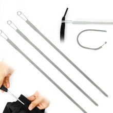 6pcs Spring Loop Drawstring Threader Tool for Sweatpants & Shorts - Bendable Metal Rope Threader Clip for Easy Sewing