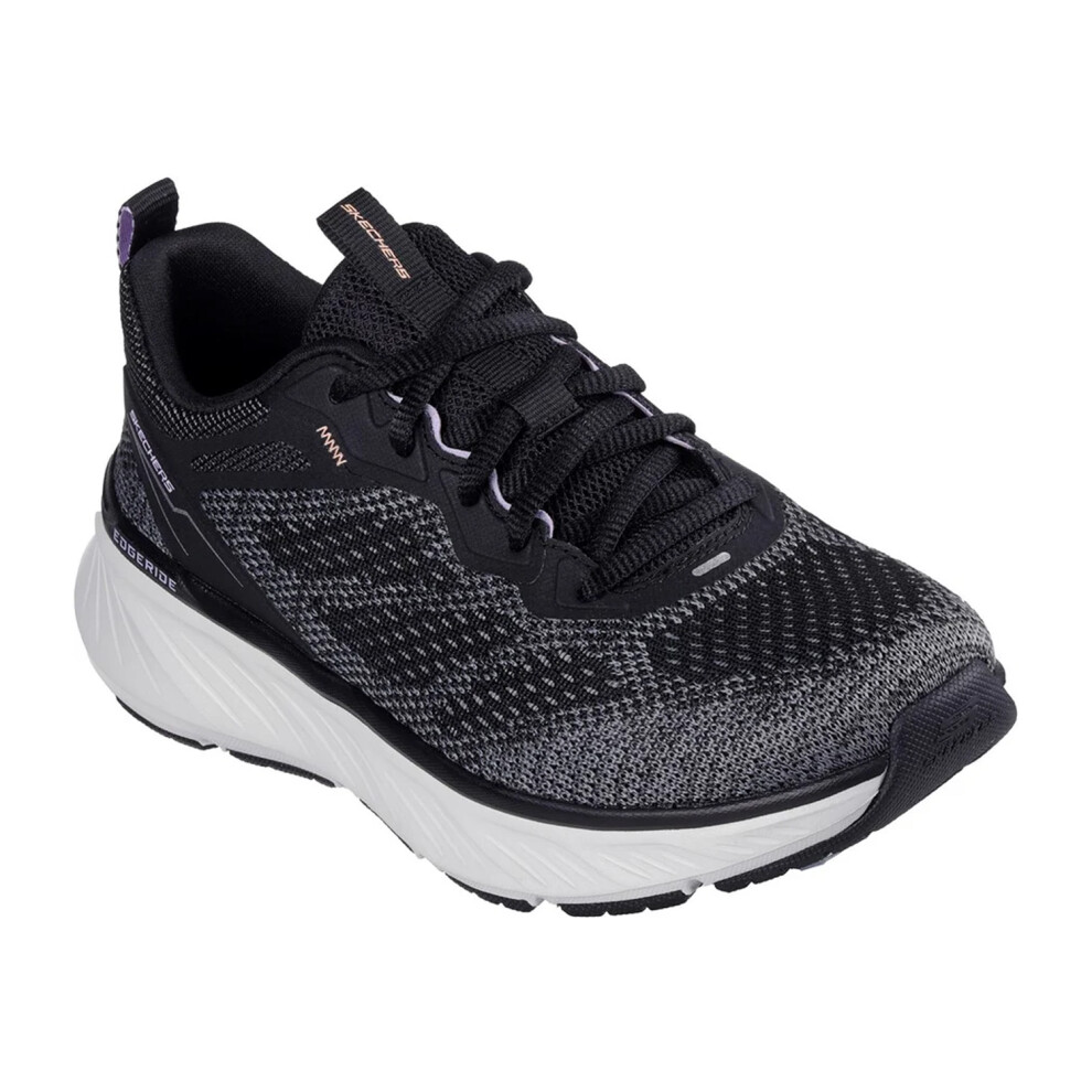 Skechers (5 Uk, Black/Lavender) Womens/Ladies Edgeride Power Flow Trainers