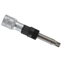 M10 Alternator Pulley Socket Drill Bit with 33 Teeth Tool Alternator Pulley Center-Bolt Remover Socket Wrench