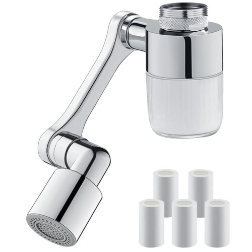 Rotatable Faucet Aerator Extender for Kitchen and Bathroom