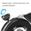 Micro-Engraved Y22 1.32-Inch Bluetooth Smartwatch With Rotating Button (Silver Gray) :Silver Gray Surprise Gift 5